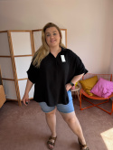 KOSZULA POLO MGIEŁKA ( CZARNA, FUKSJA, BABYBLUE)