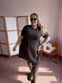 SUKIENKA BASIC SHORT ( CZEKOLADA, GRANAT, KORALOWY)