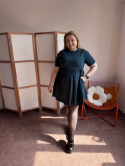 SUKIENKA BASIC SHORT ( CZEKOLADA, GRANAT, KORALOWY)