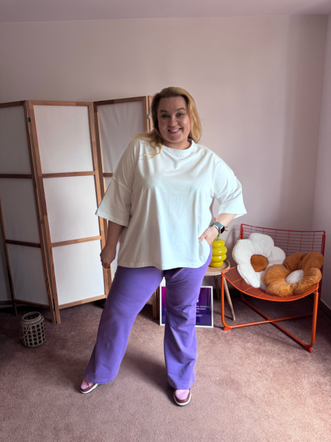T-SHIRT BASIC LUŹNY BIAŁY by Szafana+ T-SHIRT BASIC LUŹNY BIAŁY by Szafana+