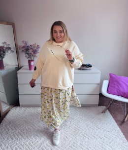 BLUZA KIARA ( RÓŻ I KOKOS )