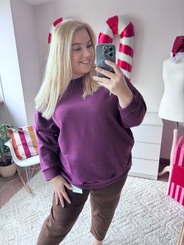 BLUZA KIARA BAKŁAŻAN