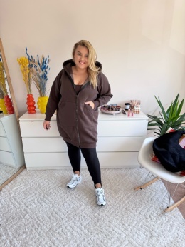 BLUZA LONG ZAPINANA
