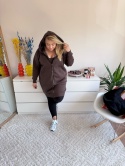 BLUZA LONG ZAPINANA