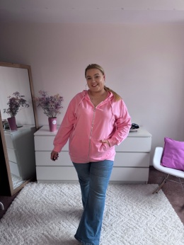 BLUZA ROZPINANA ( RÓŻ, CYTRYNKA, LILA )