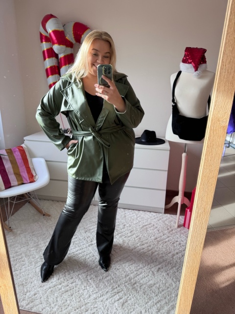 LEGGINSY FLARE SKÓRZANE - dostępne tylko u nas