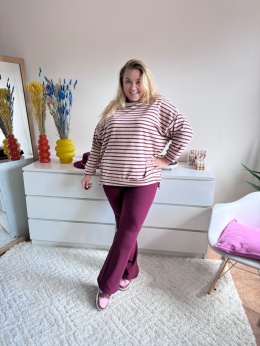 LEGGINSY FLARY BORDO