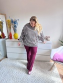 LEGGINSY FLARY BORDO