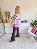 LEGGINSY FLARY CZEKOLADA