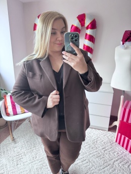 MARYNARKA BAWEŁNIANA ( CZEKOLADA, MALINA)