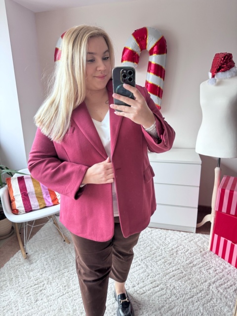 MARYNARKA BAWEŁNIANA ( CZEKOLADA, MALINA)