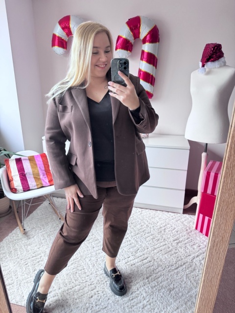 MARYNARKA BAWEŁNIANA ( CZEKOLADA, MALINA)