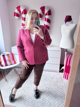 MARYNARKA BAWEŁNIANA ( CZEKOLADA, MALINA)