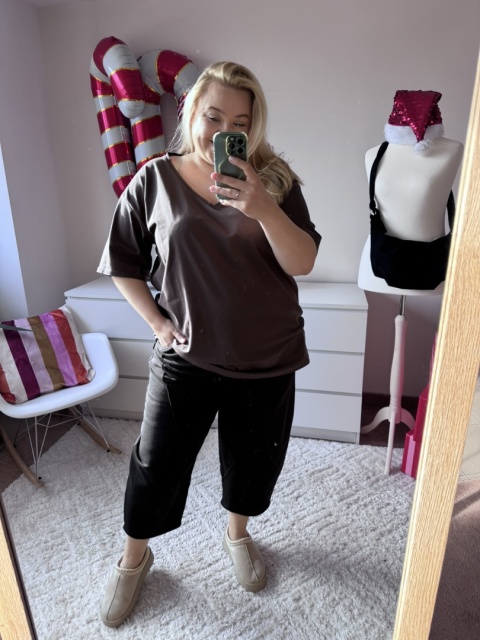 SPODNIE BALONY NA GUMKĘ (GRANAT,CZARNE)