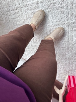 SPODNIE BRĄZOWE 5 ROZMIARÓW