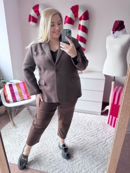 SPODNIE BRĄZOWE 5 ROZMIARÓW