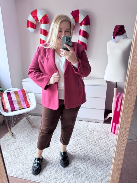 SPODNIE BRĄZOWE 5 ROZMIARÓW