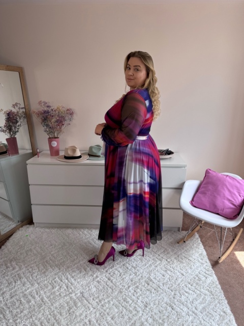 SUKIENKA LEYLA FIOLETOWA SUKIENKA LEYLA FIOLETOWA