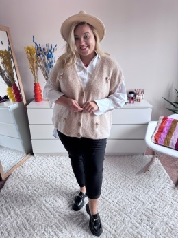 SWETER KAMIZELKA baby alpaka