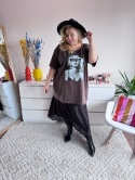 T-SHIRT czekolada OVERSIZE Marilyn By Szafana+