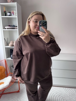 BLUZA BRĄZOWA by Szafana+