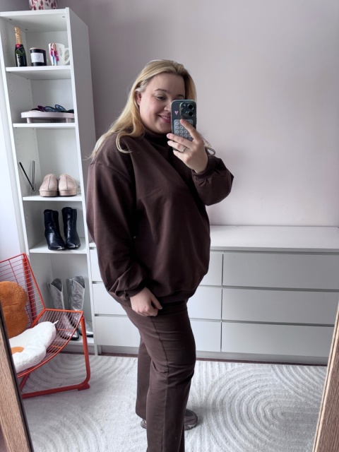 BLUZA BRĄZOWA by Szafana+