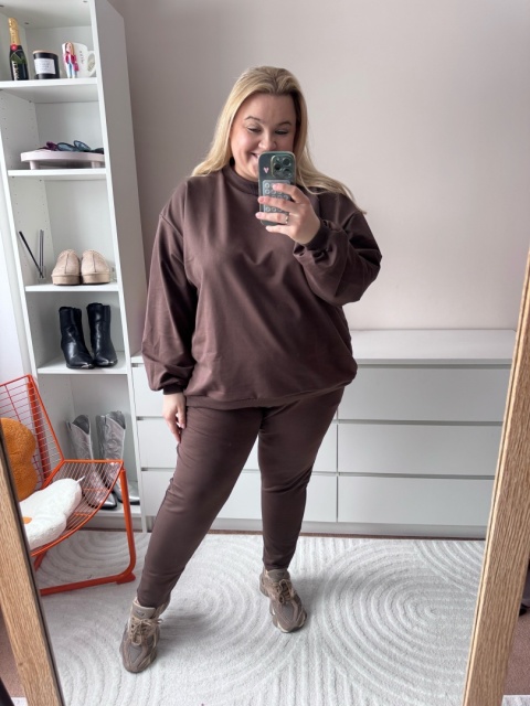 BLUZA BRĄZOWA by Szafana+