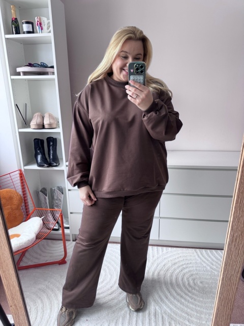 BLUZA BRĄZOWA by Szafana+