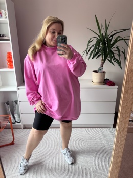 BLUZA LONG PINK by Szafana+