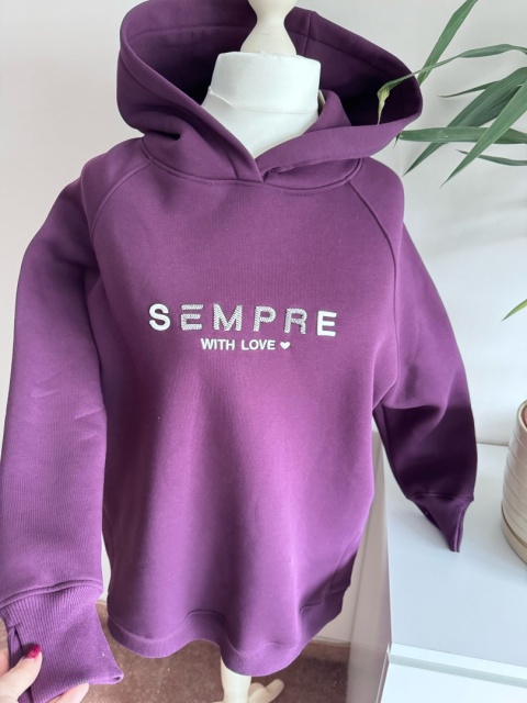 BLUZA Z KAPTUREM SEMPRE