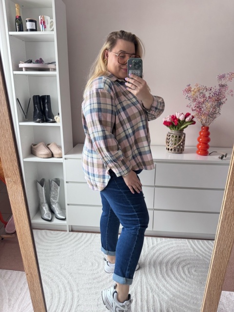 KOSZULA KRATA ZÓŁTA,NIEBIESKA, RÓŻOWA