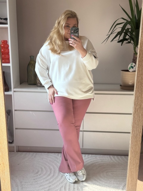 LEGGINSY FLARE różowe ROZMIAR 1