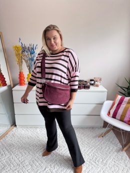 LEGGINSY PRĄŻEK FLARE czarne rozmiar 2