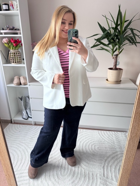 MARYNARKA BAWEŁNIANA (BIAŁA,RÓŻ,CZARNA)