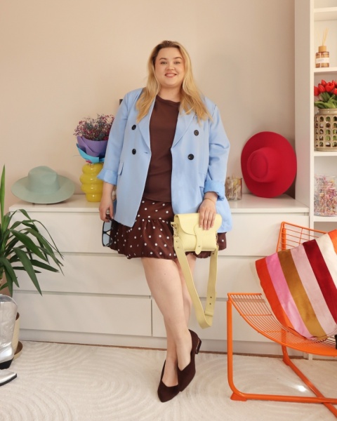 SPÓDNICA TINA groszki