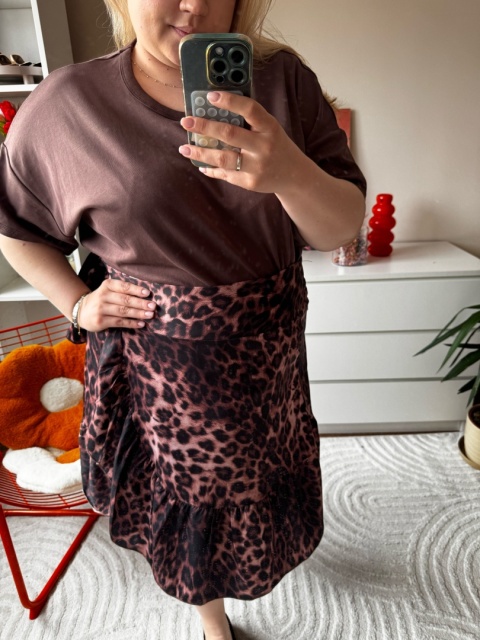 SPÓDNICA TINA panterka