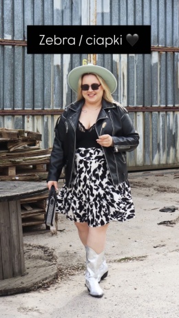 SPÓDNICA TINA zebra