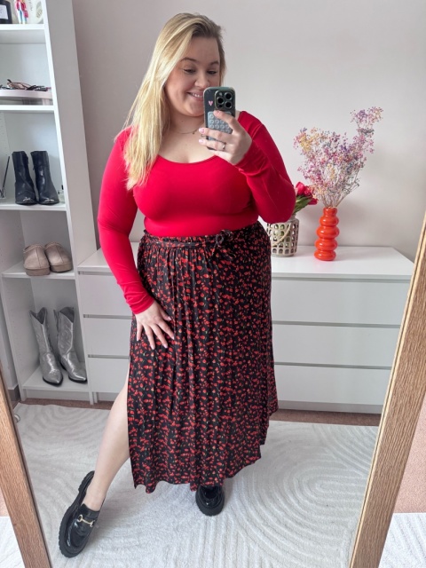 SPÓDNICA WISKOZA 2 WZORY