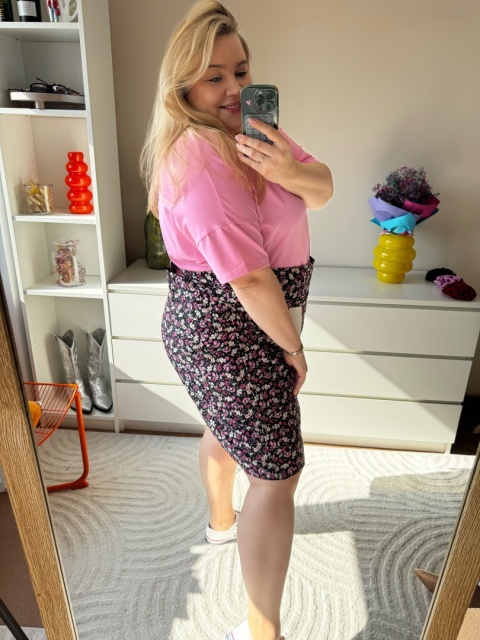 SPÓDNICZKA FELICIA czarna,beżowa