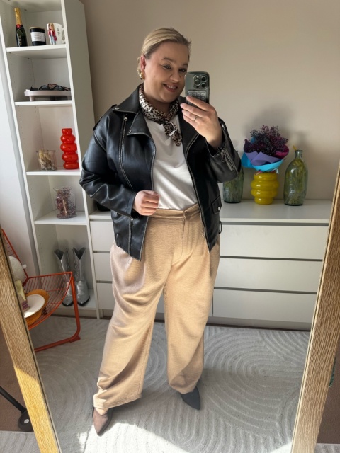 SPODNIE BABY beżowe rozmiar 1