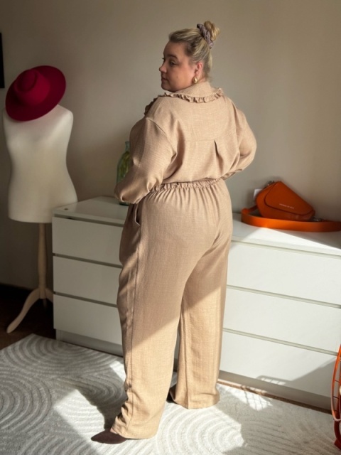 SPODNIE BABY beżowe rozmiar 2