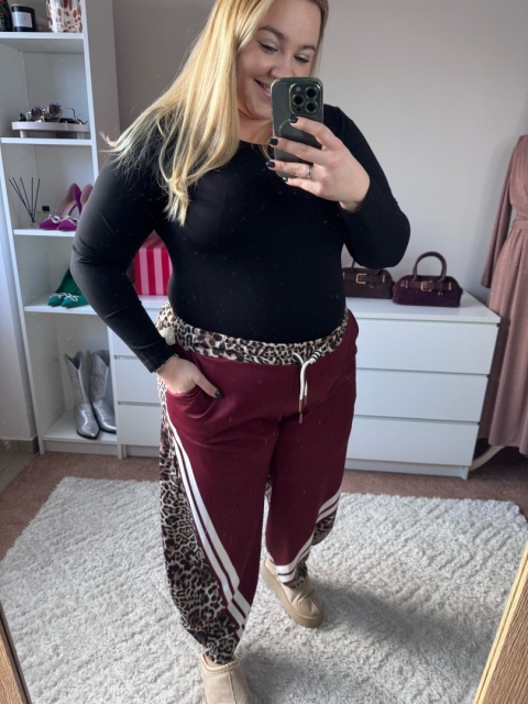 SPODNIE DRESOWE PANTERKA (CZARNE,BORDO)