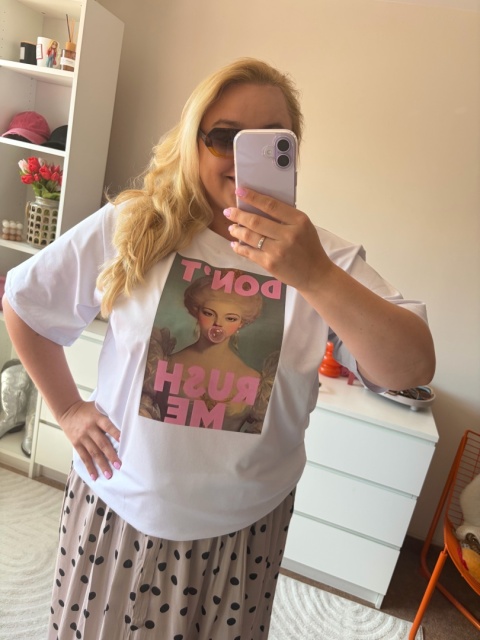 T-SHIRT KLASYCZNY Don't rush me