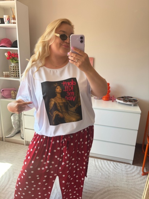 T-SHIRT OVERSIZE Don't kill me vibe