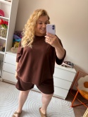 BLUZA LETNIA BRĄZOWA By szafana+