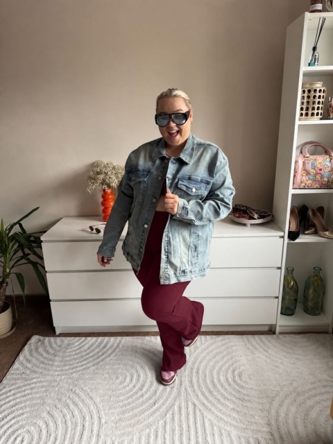 LEGGINSY MODELUJĄCE BORDOWE