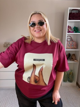 T-shirt HOW MUCH I CARE - wybierz kolor