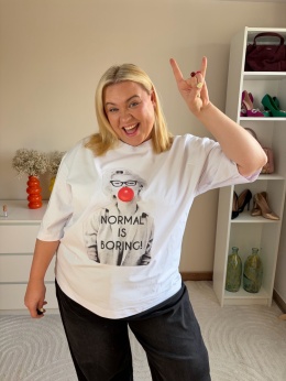 T-shirt NORMAL IS BORING - wybierz kolor