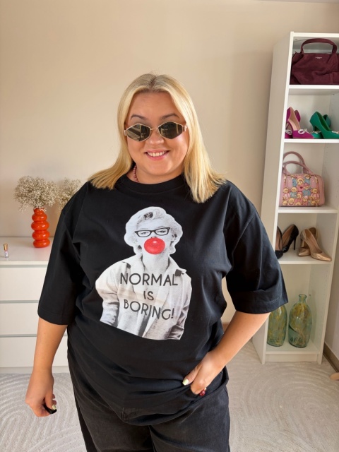 T-shirt NORMAL IS BORING - wybierz kolor
